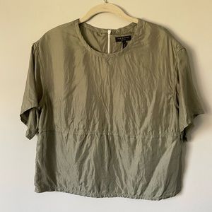 Rag & Bone 100% silk boxy tee.